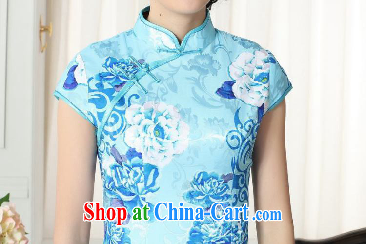 spend the summer new female lady stylish jacquard cotton cultivating short cheongsam dress Chinese, for a tight cheongsam dress picture color 2 XL pictures, price, brand platters! Elections are good character, the national distribution, so why buy now enjoy more preferential! Health