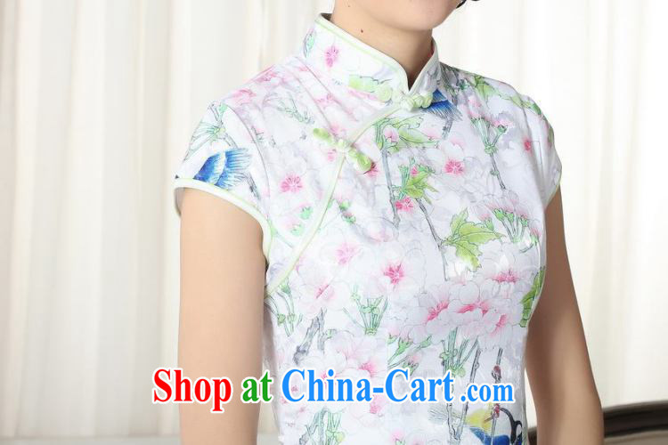 Dan smoke summer new female elegance Chinese qipao, for a tight Chinese graphics thin stamp beauty short cheongsam picture color 2 XL pictures, price, brand platters! Elections are good character, the national distribution, so why buy now enjoy more preferential! Health