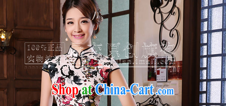 Morning, summer 2015 new stylish improved retro short cheongsam dress Chinese daily Red Willow Spring red XXL pictures, price, brand platters! Elections are good character, the national distribution, so why buy now enjoy more preferential! Health