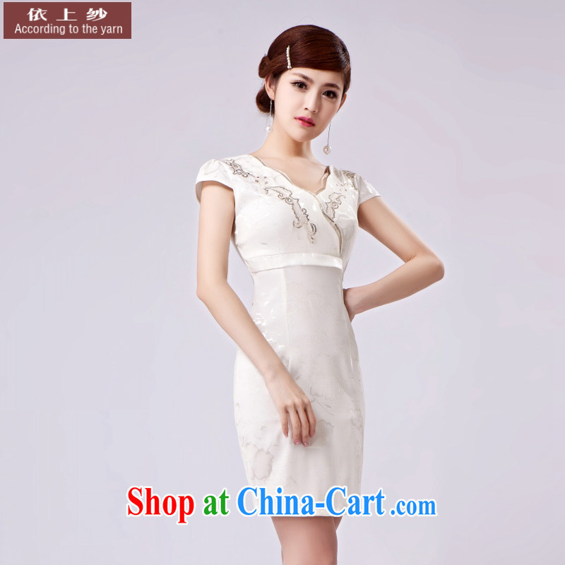 In summer 2015, new dresses Ethnic Wind girls short-sleeved Sau San short skirts beauty dresses retro picture color L, Yong-yan good offices, shopping on the Internet