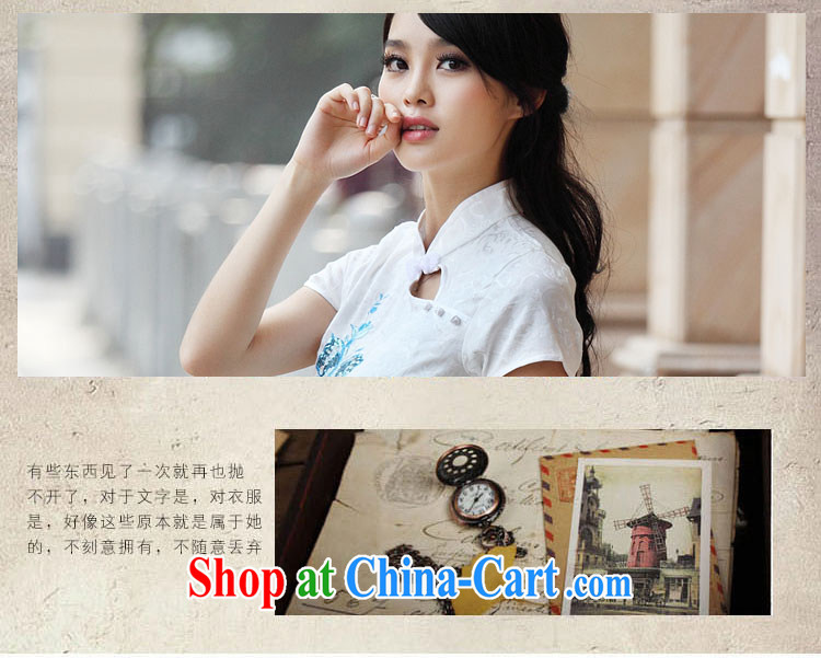 O, the 2015 summer new summer new, genuine goods package elegant retro fresh Chinese to Butterfly cheongsam dress kit A 6908 pink L pictures, price, brand platters! Elections are good character, the national distribution, so why buy now enjoy more preferential! Health