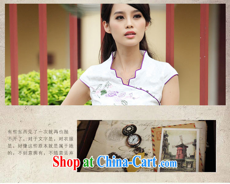 O, the 2015 summer new stylish short retro stamp beauty dresses classic and elegant sense of 100 ground female A 6901 pink XL pictures, price, brand platters! Elections are good character, the national distribution, so why buy now enjoy more preferential! Health