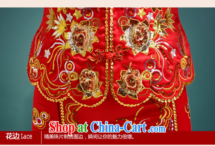 Mu Yao 2015 new show reel service bridal gown Sau kimono Chinese bride high-end-su Wo service Phoenix and long, long-sleeved clothing toast video thin 2-Piece red M brassieres 90 CM pictures, price, brand platters! Elections are good character, the national distribution, so why buy now enjoy more preferential! Health