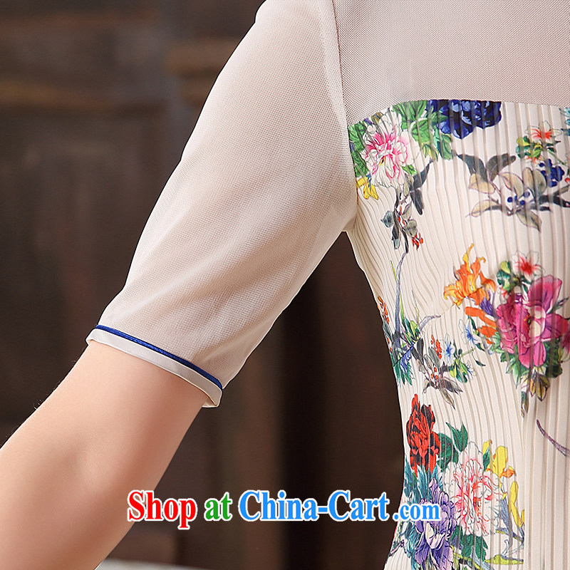 The CYD HO Kwun Tong' take Fang 2015 summer new daily sexy cheongsam dress stylish improved dresses QD 5101 XXL suit, Sau looked Tang, shopping on the Internet