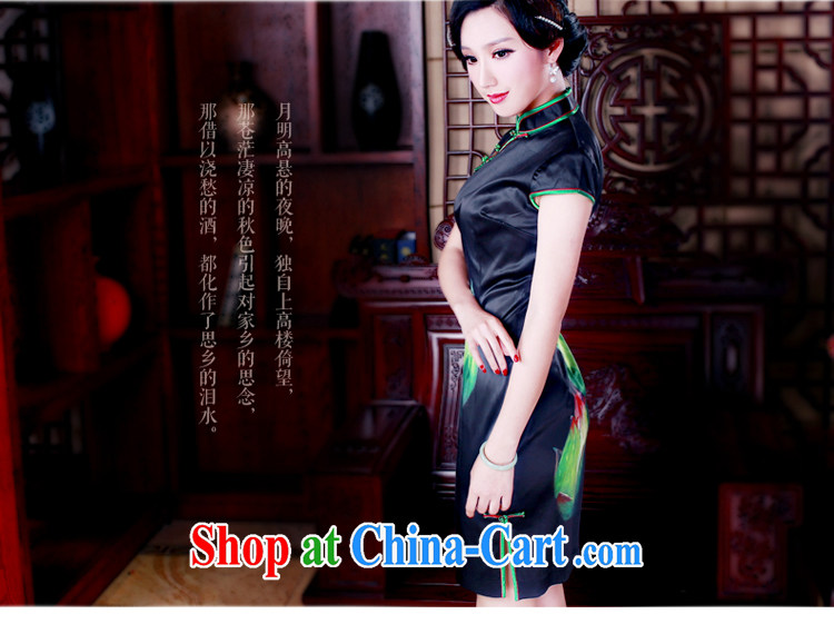 ruyi, 2015 new summer original female Chinese improved stylish everyday dresses dresses 5080 black L pictures, price, brand platters! Elections are good character, the national distribution, so why buy now enjoy more preferential! Health