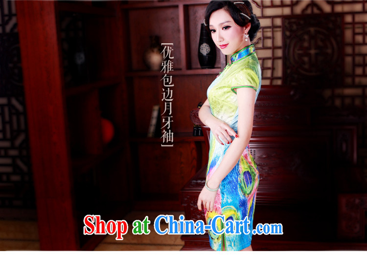 ruyi, 2015 new cheongsam dress stylish improved retro beauty daily short cheongsam dress suit 5006 XXL pictures, price, brand platters! Elections are good character, the national distribution, so why buy now enjoy more preferential! Health