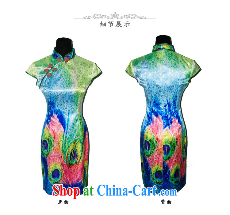 ruyi, 2015 new cheongsam dress stylish improved retro beauty daily short cheongsam dress suit 5006 XXL pictures, price, brand platters! Elections are good character, the national distribution, so why buy now enjoy more preferential! Health