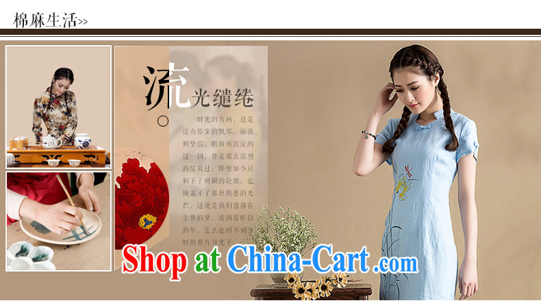 Seal, 2015 original traditional hand-painted improved cheongsam retro art minimalist style robes, dresses picture color XL pictures, price, brand platters! Elections are good character, the national distribution, so why buy now enjoy more preferential! Health