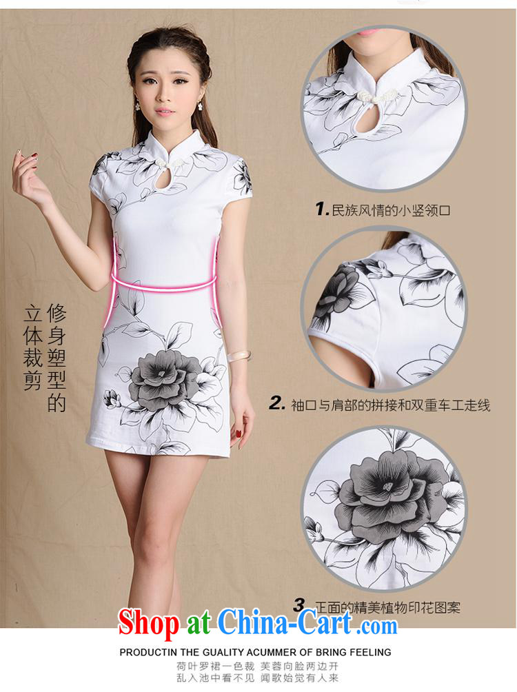 9 costumes, new paragraph, Ethnic Wind painting beauty antique dresses cotton women 5907 X White L pictures, price, brand platters! Elections are good character, the national distribution, so why buy now enjoy more preferential! Health