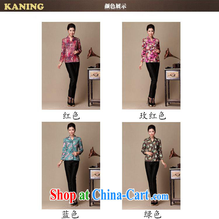 T-shirt silk creases, older creases MOM Women's clothes and casual wear red XXXL pictures, price, brand platters! Elections are good character, the national distribution, so why buy now enjoy more preferential! Health