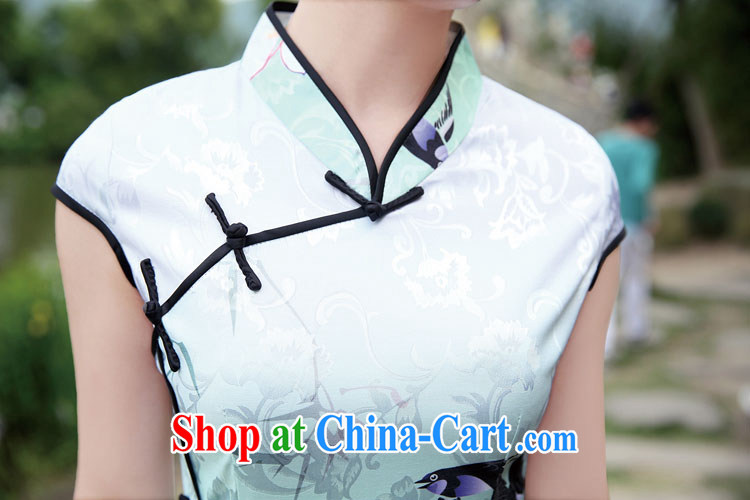XUAN FENG 2015 new summer and fall with short-sleeve personalized buckle fashion, for fine embroidery stamp Lotus Old China wind retro Black Lotus XXL pictures, price, brand platters! Elections are good character, the national distribution, so why buy now enjoy more preferential! Health