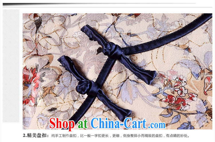 The CYD HO Kwun Tong Jin, spent summer 2015 new stylish floral cheongsam improved retro dresses QD 5110 fancy XL pictures, price, brand platters! Elections are good character, the national distribution, so why buy now enjoy more preferential! Health
