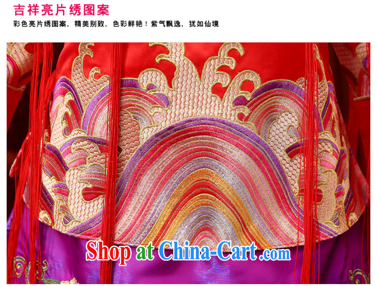 bridal show groups serving Chinese Dress toast clothing retro dresses show kimono entered marriage Yi dragon-use serving spring red XXL pictures, price, brand platters! Elections are good character, the national distribution, so why buy now enjoy more preferential! Health