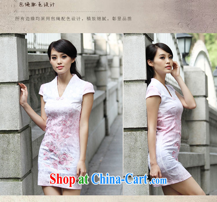 According to Wei family 2015 spring and summer with new lace improved Stylish retro dresses cheongsam girls pink XL pictures, price, brand platters! Elections are good character, the national distribution, so why buy now enjoy more preferential! Health