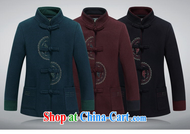 The Luo, new, middle-aged and older women with spring loaded so gross jacket middle-aged mother with Chinese Tibetan cyan XXXL pictures, price, brand platters! Elections are good character, the national distribution, so why buy now enjoy more preferential! Health