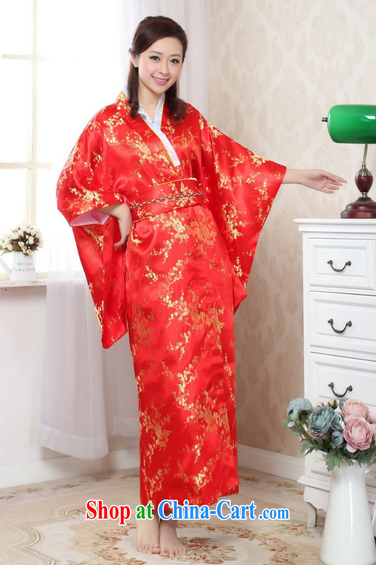 Take the kimono Chinese improved female new Chinese qipao long damask stamp retro national stage costumes - C red are code pictures, price, brand platters! Elections are good character, the national distribution, so why buy now enjoy more preferential! Health