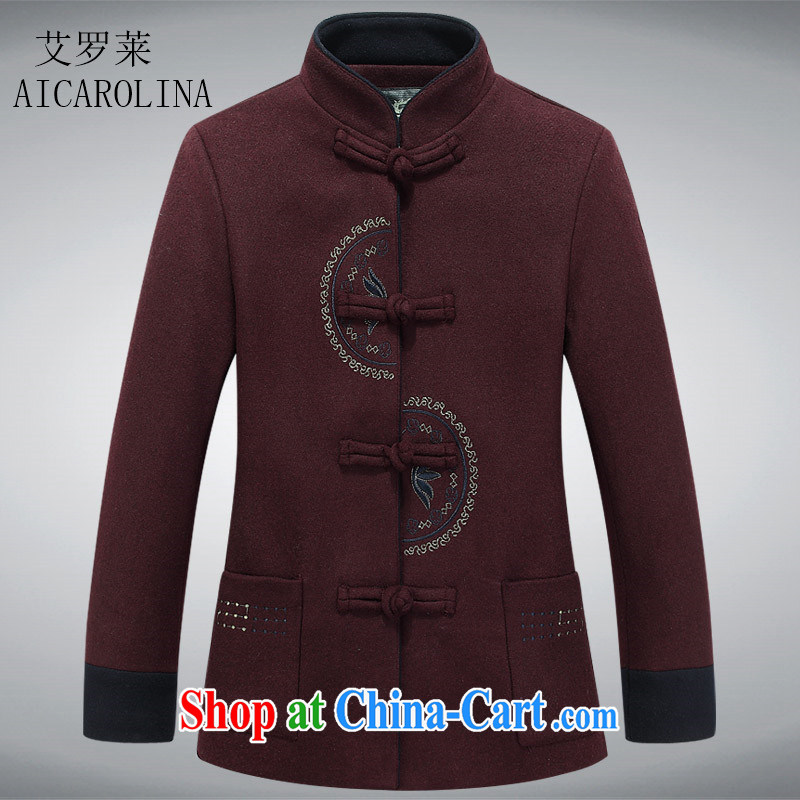 The Spring and Autumn Period, women with hair that jacket middle-aged short temperament MOM with a solid color that the T-shirt wine red XXXL, AIDS, Tony Blair (AICAROLINA), shopping on the Internet