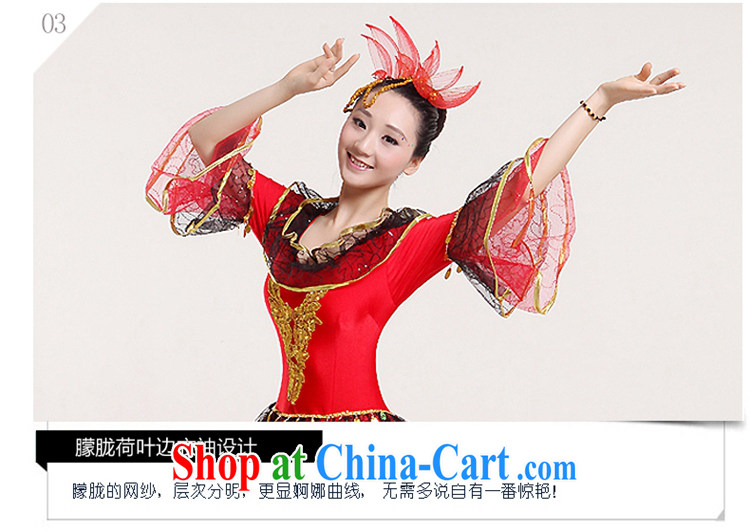 High quality classical dance Fashion Show Dance skirt swing dance clothing square dance skirt show clothing & Dance skirts clothing national bullfighting dance international dancers Spanish dance red XXL pictures, price, brand platters! Elections are good character, the national distribution, so why buy now enjoy more preferential! Health