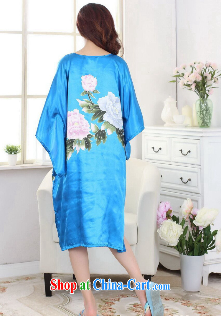 Dan smoke Tang replace pajamas ladies summer wear new round-collar hand-painted T-shirt silk loose bat T-shirts and elegant dress robes S 4017 are code pictures, price, brand platters! Elections are good character, the national distribution, so why buy now enjoy more preferential! Health