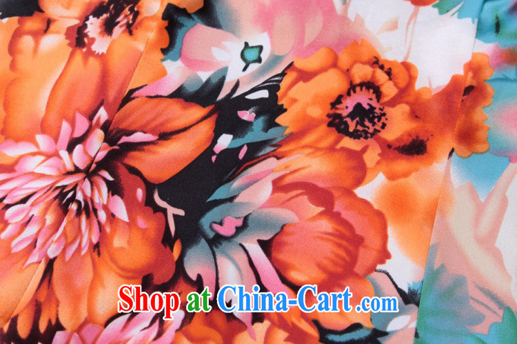 Bin Laden smoke summer girl cheongsam Chinese New cool Silk Cheongsam elegant and stylish sauna Silk Cheongsam banquet Silk Cheongsam as color 2XL pictures, price, brand platters! Elections are good character, the national distribution, so why buy now enjoy more preferential! Health