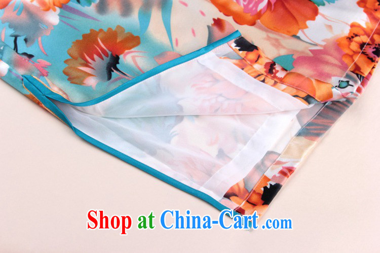 Bin Laden smoke summer girl cheongsam Chinese New cool Silk Cheongsam elegant and stylish sauna Silk Cheongsam banquet Silk Cheongsam as color 2XL pictures, price, brand platters! Elections are good character, the national distribution, so why buy now enjoy more preferential! Health