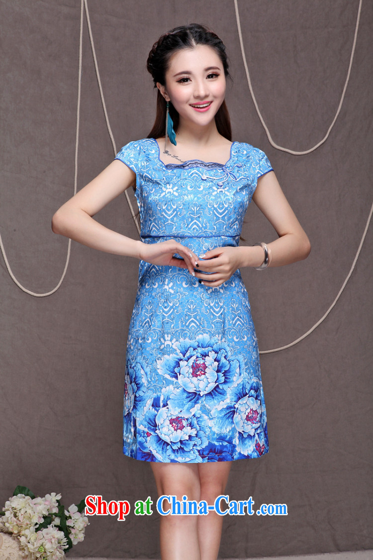 Diffuse, 2015 embroidery cheongsam high-end Ethnic Wind and stylish Chinese qipao dress daily retro beauty graphics build cheongsam picture color XXL pictures, price, brand platters! Elections are good character, the national distribution, so why buy now enjoy more preferential! Health