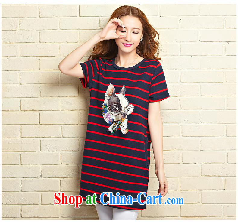 Summer 2015 new female Korean loose the code dog stamp, long T pension they are, pictures, price, brand platters! Elections are good character, the national distribution, so why buy now enjoy more preferential! Health
