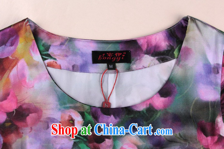 spend the summer, female cool the OSCE with AIDS, silk short-sleeved video thin dresses retro suit sauna Silk Cheongsam dress such as the color 2 XL pictures, price, brand platters! Elections are good character, the national distribution, so why buy now enjoy more preferential! Health