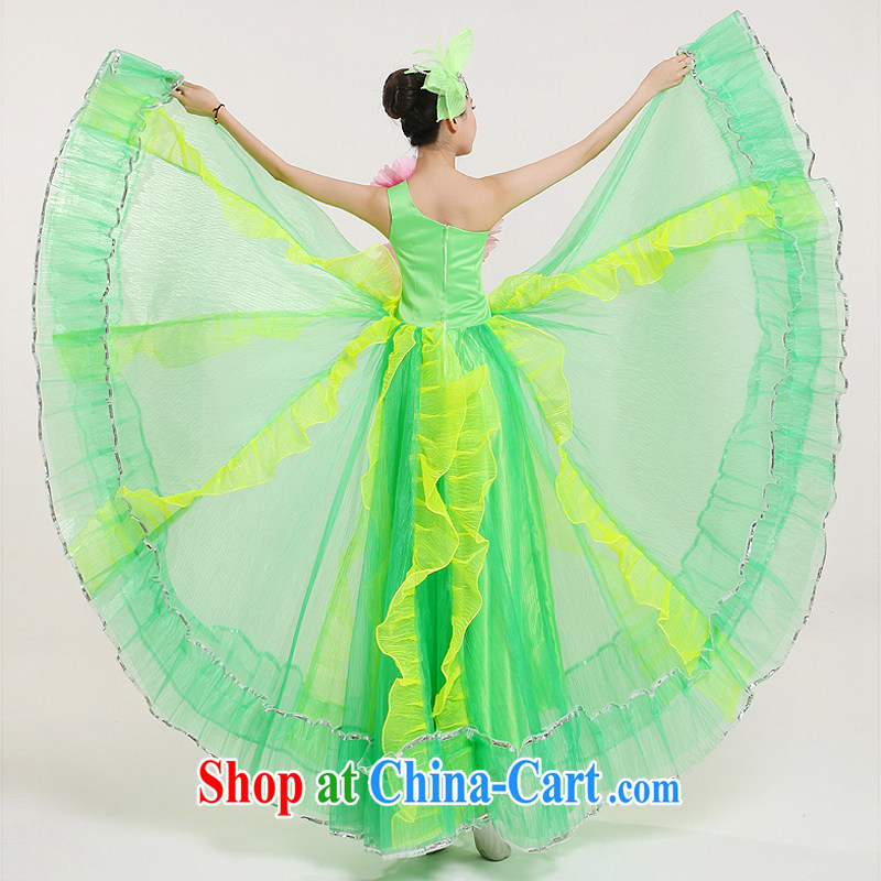 The skirt dance clothing female performances serving long skirt choir uniforms opening classical costume new opening dance serving the concert dress uniform folk dance show Picture Color XXL, diffuse Connie married Yi, shopping on the Internet