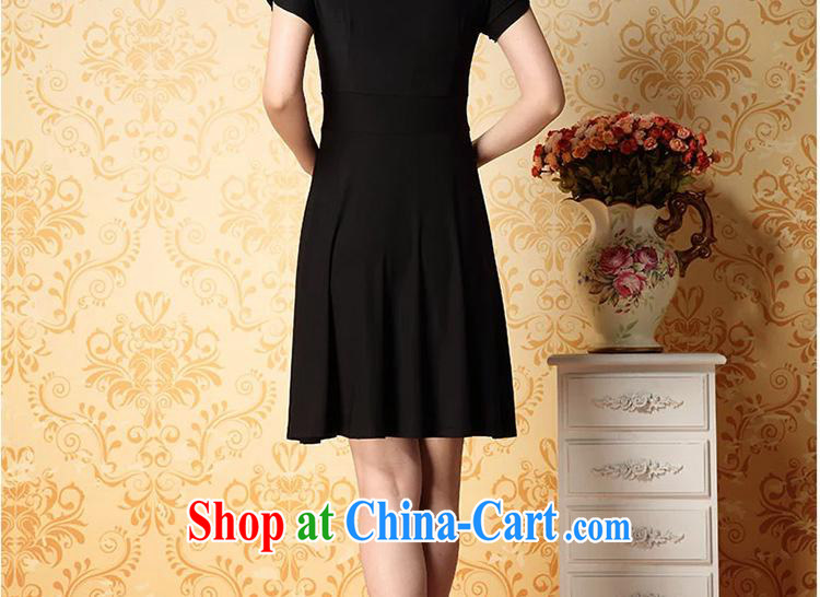 Health concerns women's clothing * law Alice Ho Miu Ling Nethersole in stunning older women summer dresses embroidered large, female skirt short-sleeve thick mother load 456 XL Black 6 XL pictures, price, brand platters! Elections are good character, the national distribution, so why buy now enjoy more preferential! Health