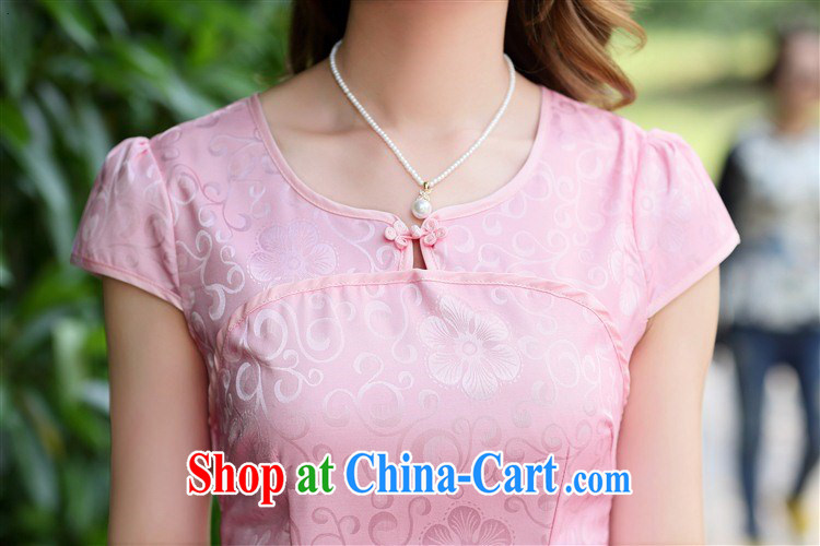 Constitution, spent summer 2015 new style women's clothing improved cheongsam daily short skirt lady beauty graphics thin style elegant dresses 9818 green Peony M pictures, price, brand platters! Elections are good character, the national distribution, so why buy now enjoy more preferential! Health