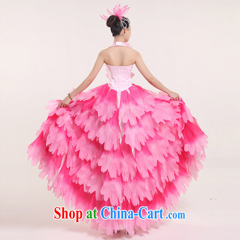 grand national the choir uniforms girls skirts atmospheric opening dance clothing large skirt dress & Dance skirt new opening dance apparel petal large skirts show clothing female picture color XXL, diffuse Connie married Yi, shopping on the Internet