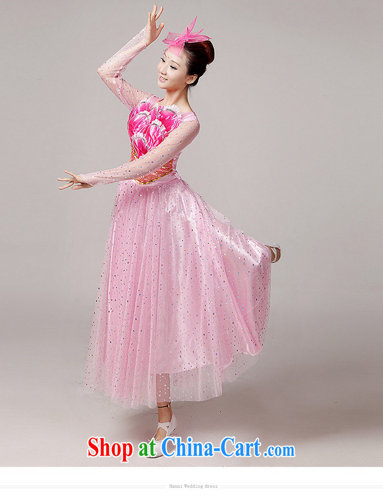 New cultivating large skirt choir major arts and cultural costumes dance costumes large skirt dance service choir uniforms long skirt picture color XXL pictures, price, brand platters! Elections are good character, the national distribution, so why buy now enjoy more preferential! Health