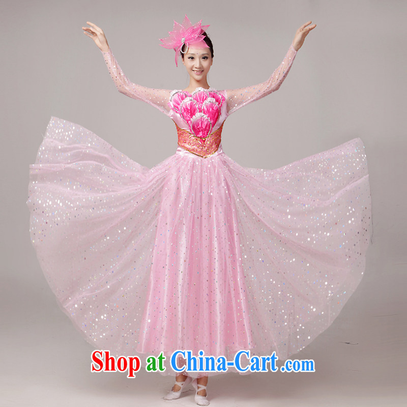 New cultivating large skirt choir major arts and cultural costumes dance costumes large skirt dance clothing choir uniforms long skirt picture color XXL, diffuse Connie married clothing, and shopping on the Internet