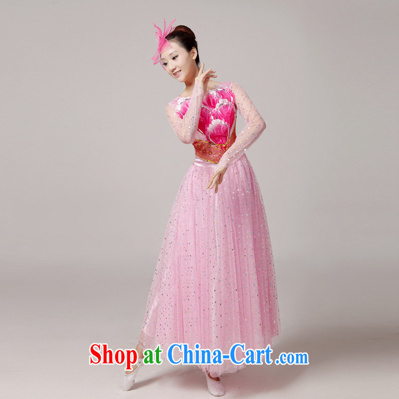 New cultivating large skirt choir major arts and cultural costumes dance costumes large skirt dance clothing choir uniforms long skirt picture color XXL, diffuse Connie married clothing, and shopping on the Internet