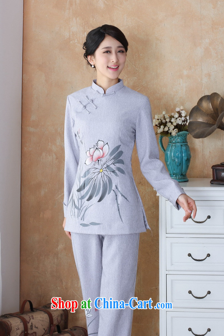 The jack plug, and women's clothes hand-painted, for manual for short-sleeved T-shirt with shirt Elasticated waist trousers 2508 gray T-shirt 4 XL pictures, price, brand platters! Elections are good character, the national distribution, so why buy now enjoy more preferential! Health