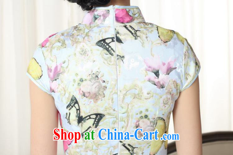Jing contributed new summer elegance Chinese qipao Chinese graphics thin short cheongsam picture color 2 XL pictures, price, brand platters! Elections are good character, the national distribution, so why buy now enjoy more preferential! Health