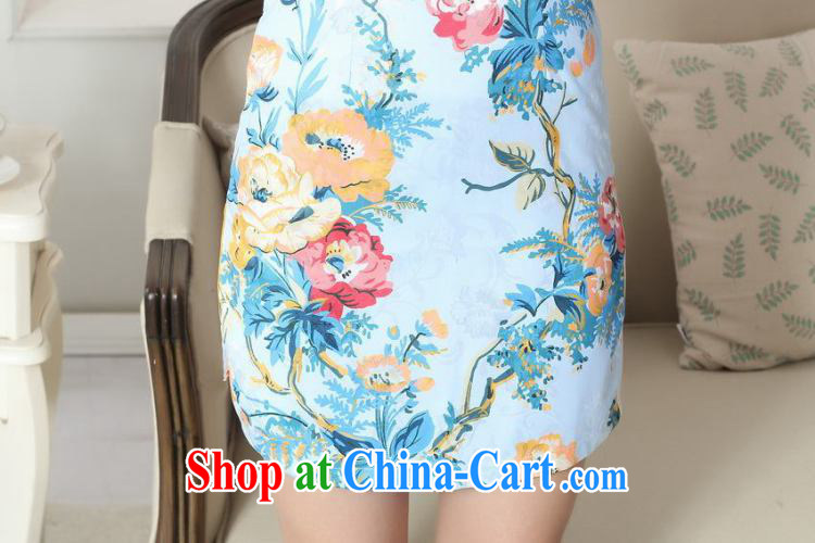 An Jing jacquard cotton daily Chinese qipao cultivating short cheongsam picture color 2 XL pictures, price, brand platters! Elections are good character, the national distribution, so why buy now enjoy more preferential! Health