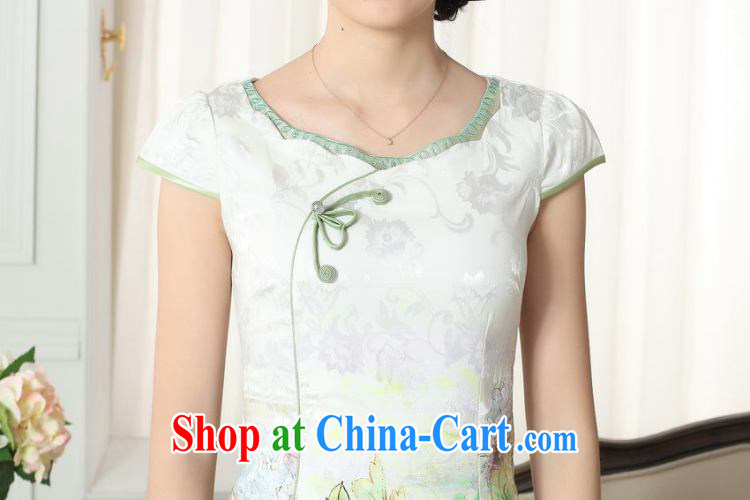 And Jing Ge new summer elegance Chinese qipao improved graphics thin short cheongsam picture color 2 XL pictures, price, brand platters! Elections are good character, the national distribution, so why buy now enjoy more preferential! Health