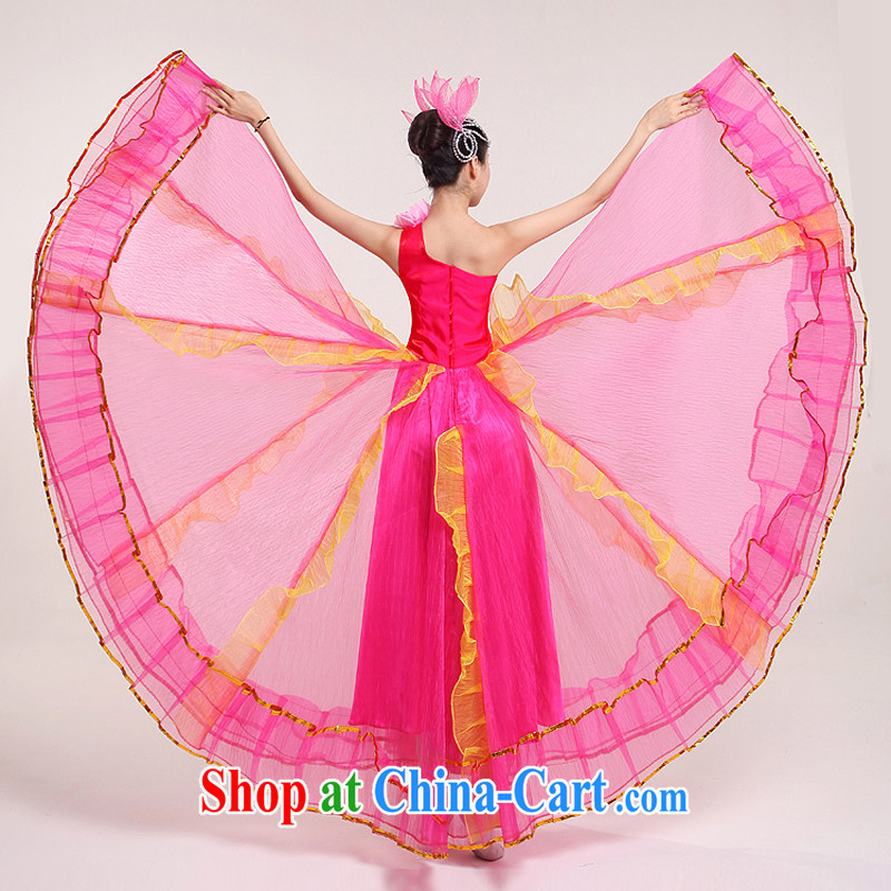 2015 new, modern dance the swing skirt opening dance for dance clothing dance performances for serving female classical dance clothing modern costume & Dance clothing Spain peach XXL, diffuse Connie married clothing, shopping on the Internet