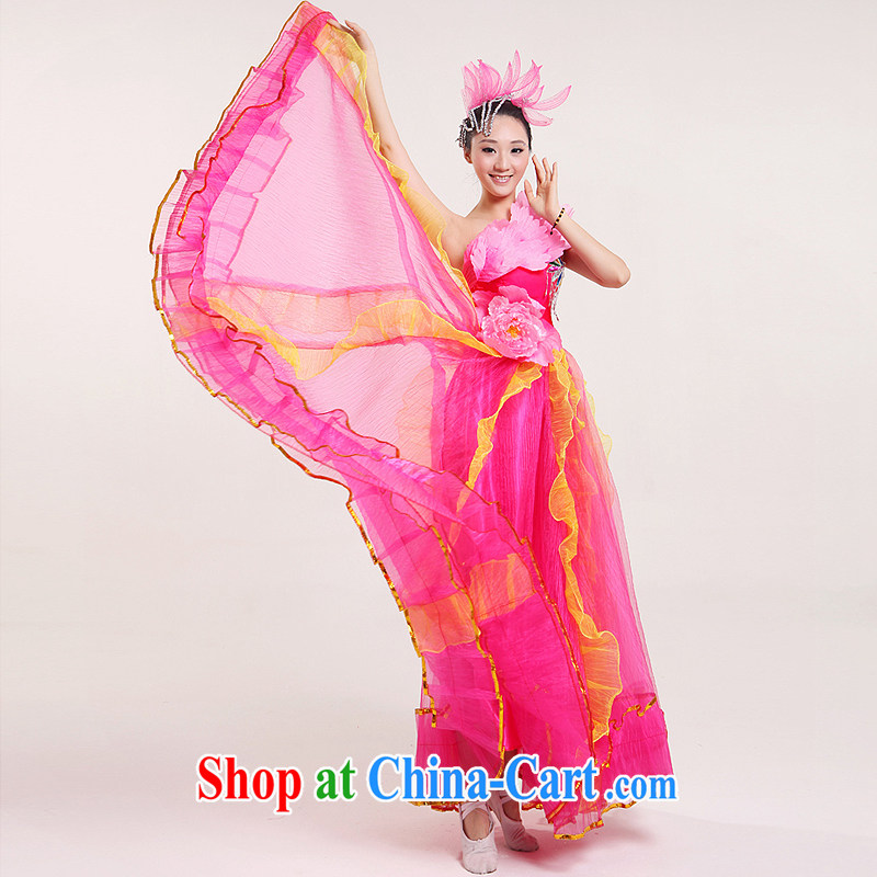 2015 new, modern dance the swing skirt opening dance for dance clothing dance performances for serving female classical dance clothing modern costume & Dance clothing Spain peach XXL, diffuse Connie married clothing, shopping on the Internet