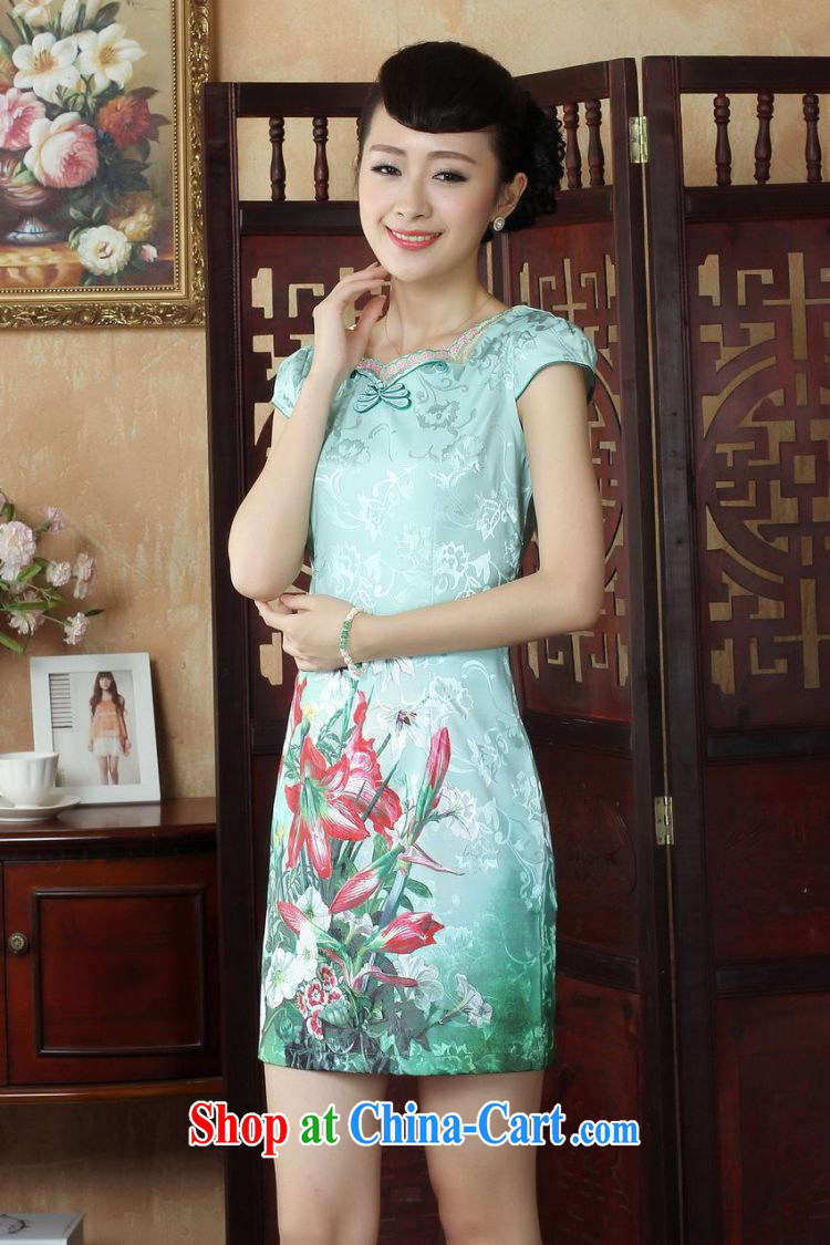 Joseph cotton Lady Jane, Jacob embroidery cheongsam improved cheongsam dress summer exclusive fashion beauty dresses D, 0241 XXL pictures, price, brand platters! Elections are good character, the national distribution, so why buy now enjoy more preferential! Health