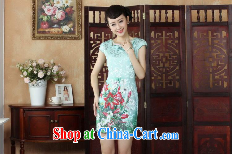 Joseph cotton Lady Jane, Jacob embroidery cheongsam improved cheongsam dress summer exclusive fashion beauty dresses D, 0241 XXL pictures, price, brand platters! Elections are good character, the national distribution, so why buy now enjoy more preferential! Health