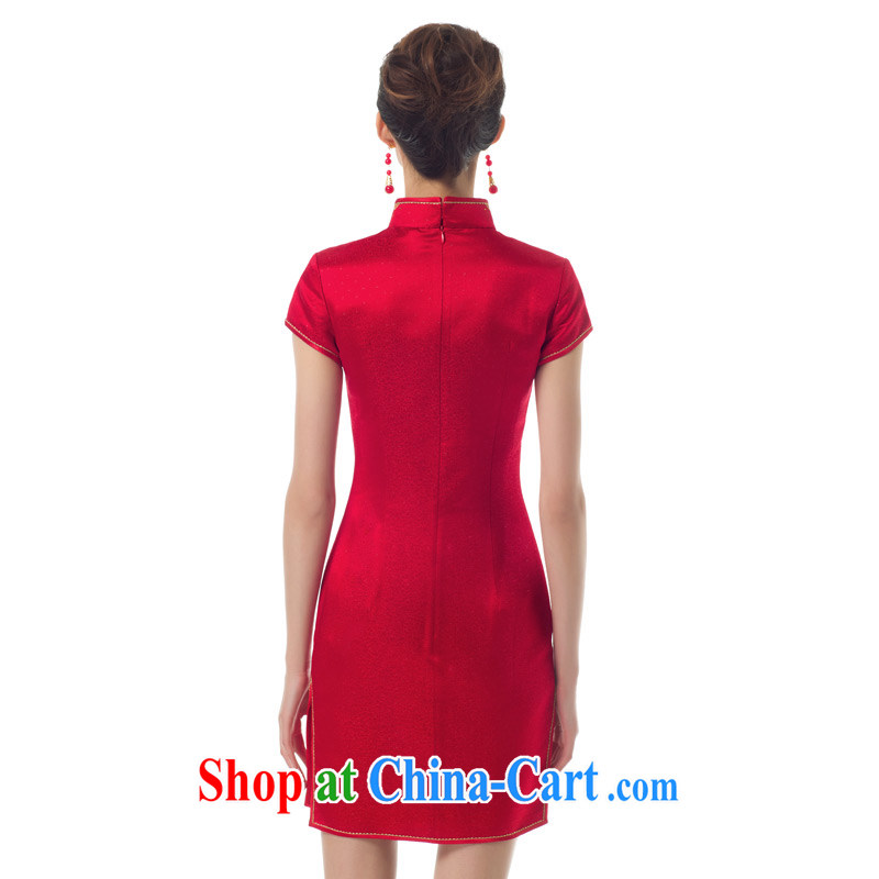 Wood is really the Chinese Spring 2015 the new embroidery wedding dresses dress bride toast wedding service wedding dresses 01,214 05 red XXL, wood really has, shopping on the Internet