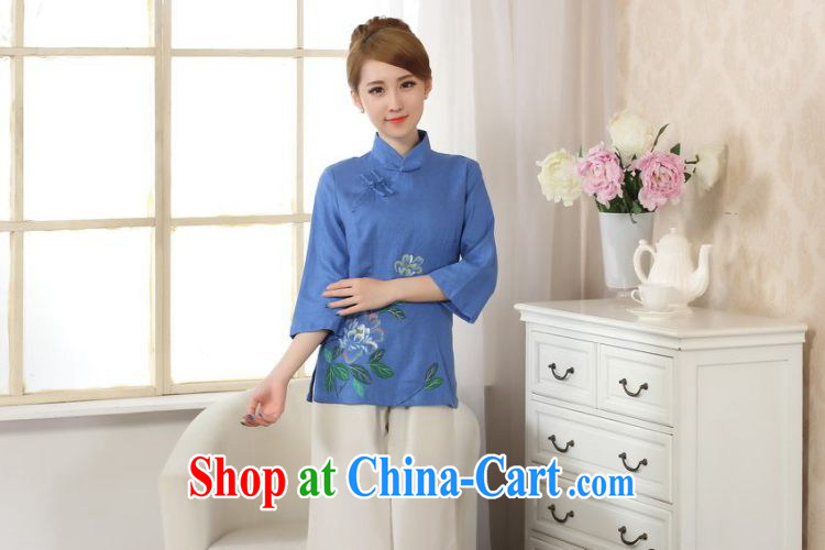 Uh, Ms. JOSEPH Tang Women's clothes summer T-shirt, cotton for the hand-painted Chinese Han-female improved Tang in cuff - A emerald XXL pictures, price, brand platters! Elections are good character, the national distribution, so why buy now enjoy more preferential! Health