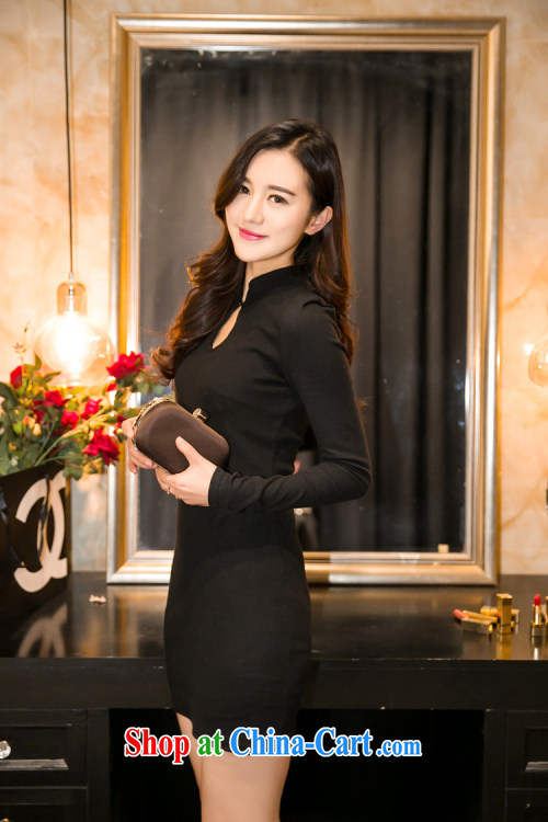 Ryan, 2015 spring and summer New Beauty video thin package and sexy night-long-sleeved solid dresses black dresses skirts dresses black L pictures, price, brand platters! Elections are good character, the national distribution, so why buy now enjoy more preferential! Health