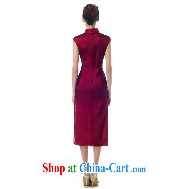 Wood is really the 2015 spring new Phoenix, dresses lace dress dresses wedding mom with 11,621 04 deep red XXL, wood really has, shopping on the Internet