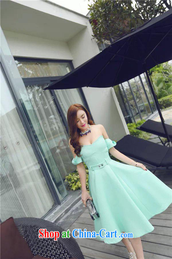Spring 2015 new Korean female sweet aura sense of pure color beauty wrapped chest dress dresses I 711 mint color M pictures, price, brand platters! Elections are good character, the national distribution, so why buy now enjoy more preferential! Health