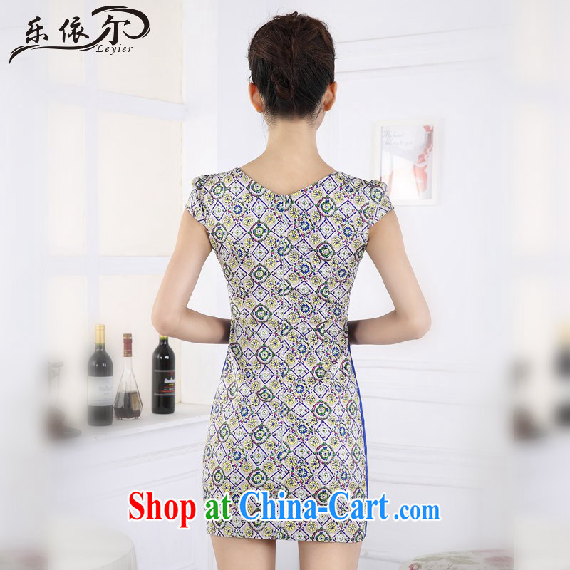 And, in accordance with antique Ethnic Wind girl cheongsam improved embroidery take short cheongsam dress LYE 66,639 XXL suit, and, in accordance with (leyier), shopping on the Internet