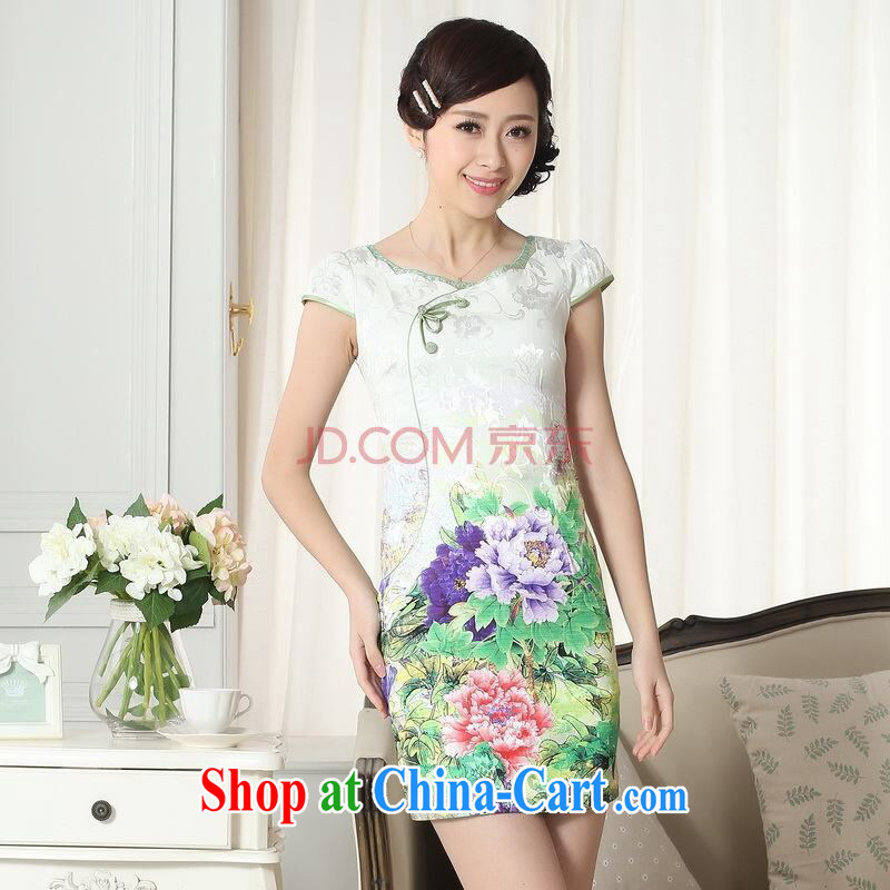 Shanghai, optimize new summer elegance Chinese qipao improved graphics thin short cheongsam picture color L, Shanghai, optimize, and shopping on the Internet
